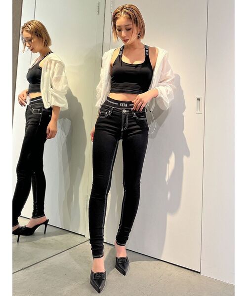 GYDA（ジェイダ）の「GYDAラインバンテージインナーパンツ（ショーツ・レディース・ブラック・FREE）」の6枚目の写真