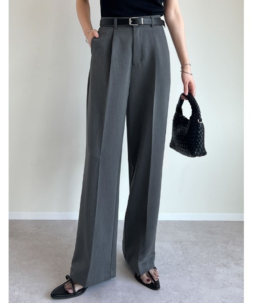 今季 新品未使用 MORABITO BLNAC ストレッチツイルワイドパンツ38 今季 新品未使用 MORABITO BLNAC ストレッチツイルワイドパンツ38