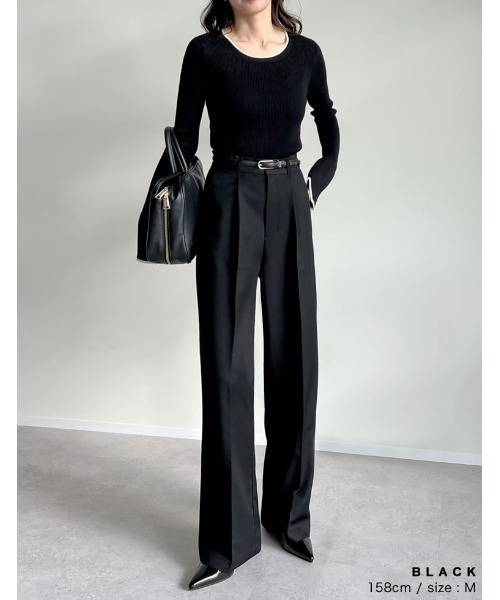 販売枚数2.1万枚突破！][オフィスカジュアル][低身長/高身長/大きい