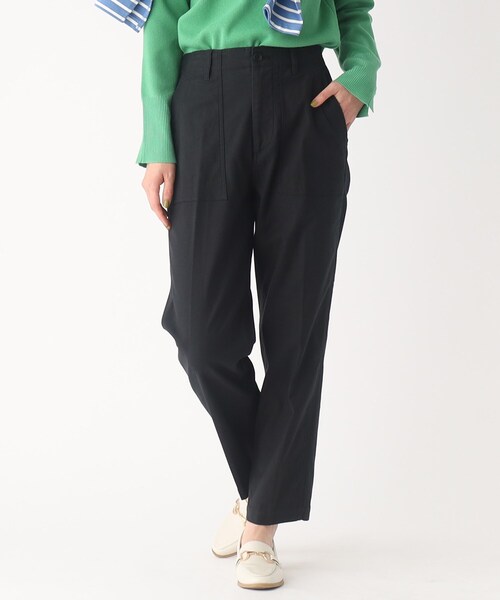 OPAQUE.CLIP（オペークドットクリップ）の「◆オーガニックコットン混ベイカーパンツ（その他パンツ・レディース・カーキ/オフホワイト/ブラック・40/36/38/34/42）」の11枚目の写真