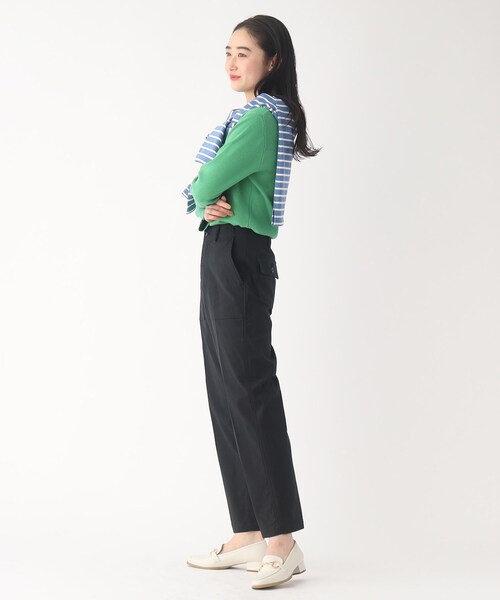 OPAQUE.CLIP（オペークドットクリップ）の「◆オーガニックコットン混ベイカーパンツ（その他パンツ・レディース・カーキ/オフホワイト/ブラック・40/36/38/34/42）」の15枚目の写真