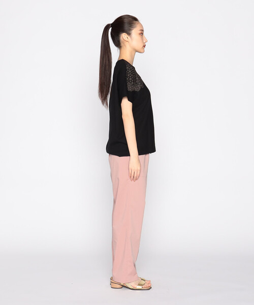 COMME CA ISM（コムサイズム）の「和柄プリント Ｔシャツ（Tシャツ/カットソー・レディース・グリーン/ホワイト/ブラック/ブルー・MEDIUM/LARGE）」の10枚目の写真