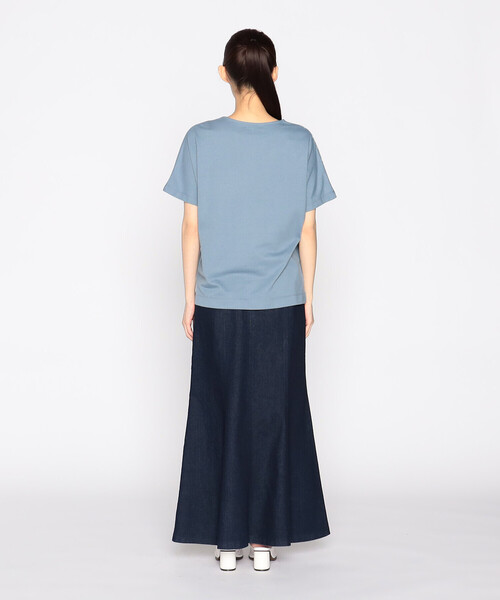 COMME CA ISM（コムサイズム）の「和柄プリント Ｔシャツ（Tシャツ/カットソー・レディース・グリーン/ホワイト/ブラック/ブルー・MEDIUM/LARGE）」の20枚目の写真