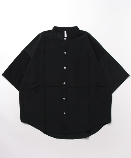 THISIS（ディスイズ）の「ビッグシルエット バンドカラーシャツ（シャツ/ブラウス・メンズ・サックスブルー/グリーン/ブラック/モカ/グレイッシュベージュ/ホワイト・X-LARGE/MEDIUM/LARGE）」の11枚目の写真