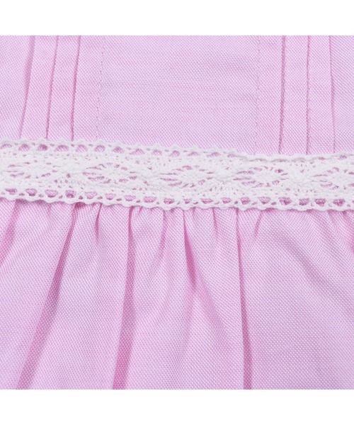 BeBe(ベベ)の「BeBe/コットンシャンブレー袖フリルワンピースベビー(80~90cm)(ワンピース・キッズ・イエロー/ピンク・80/90)」の18枚目の写真