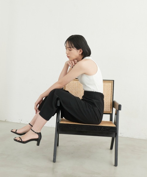 Aunt Marie's(アントマリーズ)の「細ストラップヒールサンダル(サンダル・レディース・ホワイト/ブラック/イエロー・M/S/L)」の4枚目の写真