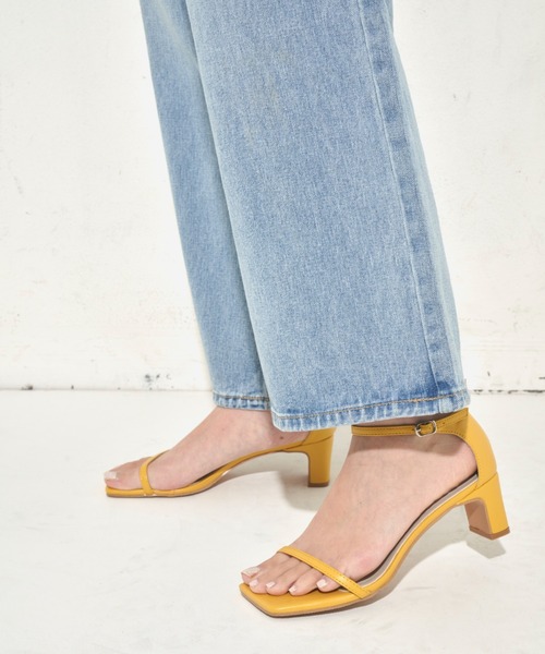 Aunt Marie's(アントマリーズ)の「細ストラップヒールサンダル(サンダル・レディース・ホワイト/ブラック/イエロー・M/S/L)」の15枚目の写真