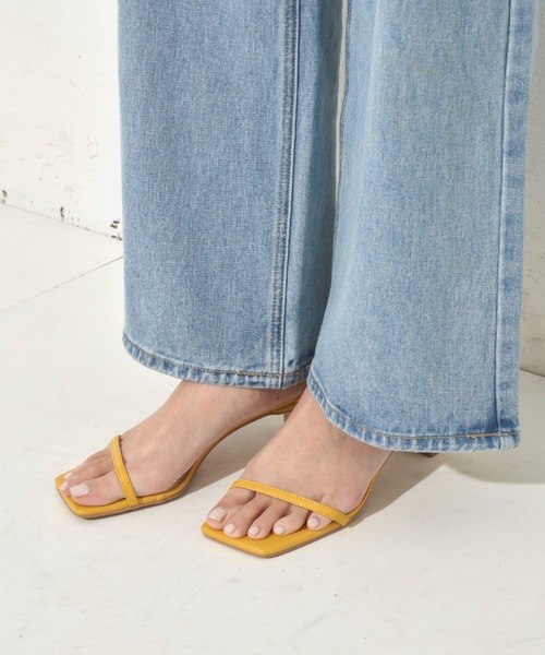 Aunt Marie's(アントマリーズ)の「細ストラップヒールサンダル(サンダル・レディース・ホワイト/ブラック/イエロー・M/S/L)」の16枚目の写真