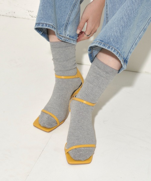 Aunt Marie's(アントマリーズ)の「細ストラップヒールサンダル(サンダル・レディース・ホワイト/ブラック/イエロー・M/S/L)」の20枚目の写真