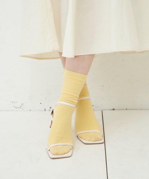 Aunt Marie's(アントマリーズ)の「細ストラップヒールサンダル(サンダル・レディース・ホワイト/ブラック/イエロー・M/S/L)」の10枚目の写真