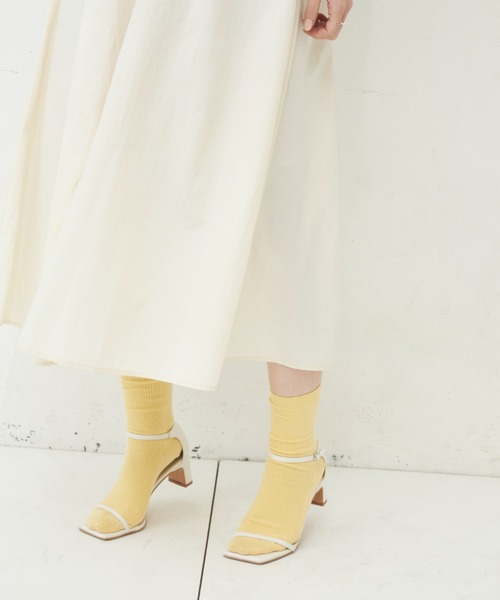 Aunt Marie's(アントマリーズ)の「細ストラップヒールサンダル(サンダル・レディース・ホワイト/ブラック/イエロー・M/S/L)」の11枚目の写真