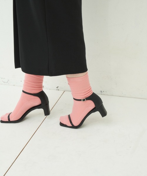 Aunt Marie's(アントマリーズ)の「細ストラップヒールサンダル(サンダル・レディース・ホワイト/ブラック/イエロー・M/S/L)」の21枚目の写真