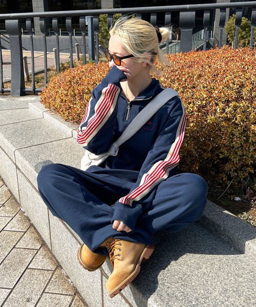 sedacle(セダクル)の「ペインタースウェットパンツ【SETUP着用可能】(スウェットパンツ・メンズ・ネイビー/パープル/杢グレー・MEDIUM/LARGE)」の17枚目の写真