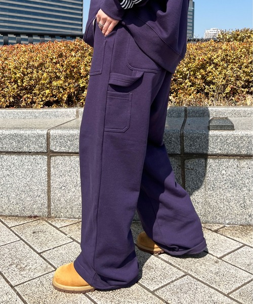 sedacle(セダクル)の「ペインタースウェットパンツ【SETUP着用可能】(スウェットパンツ・メンズ・ネイビー/パープル/杢グレー・MEDIUM/LARGE)」の20枚目の写真