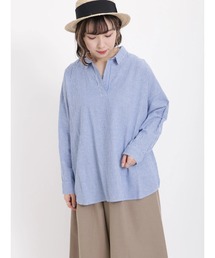 Samansa Mos2 | 柄アソート後ろ開きスキッパーチュニック(チュニック)
