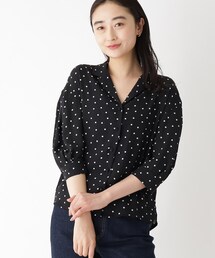 OPAQUE.CLIP | 【大草直子さんコラボ】オープンカラーブラウス セットアップ対応(シャツ/ブラウス)