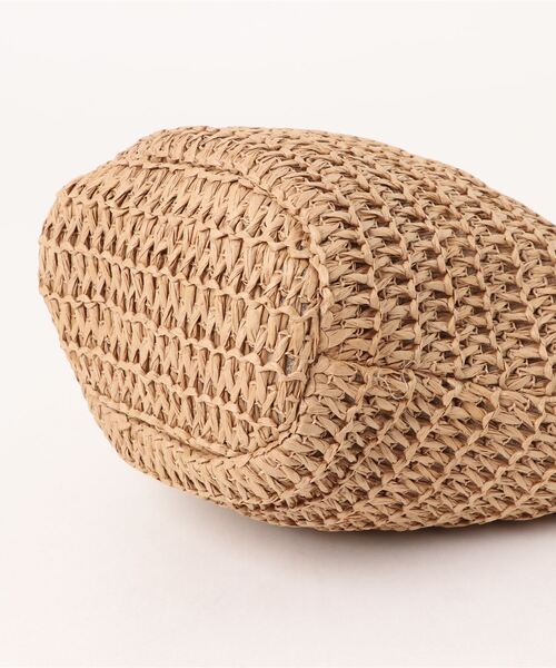 coca（coca）（コカ）の「カゴトートバッグ（かごバッグ・レディース・アイボリー/ベージュ・ONE SIZE）」の4枚目の写真