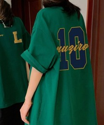 オーバーサイズナンバリングTシャツ