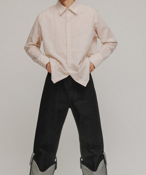M TO R（ムウトアール）の「［SHIRTS］WAIST-SWITCHING SHIRTS（シャツ/ブラウス・レディース・キナリ/イエロー系その他3・38/40）」の2枚目の写真