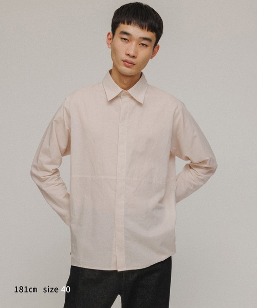 M TO R（ムウトアール）の「［SHIRTS］WAIST-SWITCHING SHIRTS（シャツ/ブラウス・レディース・キナリ/イエロー系その他3・38/40）」の20枚目の写真