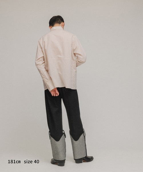 M TO R（ムウトアール）の「［SHIRTS］WAIST-SWITCHING SHIRTS（シャツ/ブラウス・レディース・キナリ/イエロー系その他3・38/40）」の3枚目の写真