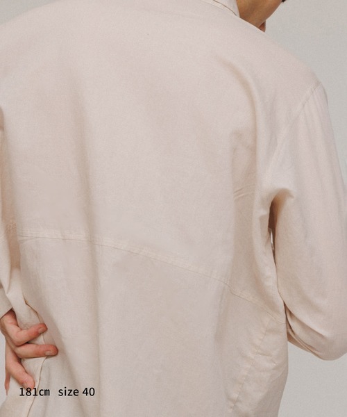 M TO R（ムウトアール）の「［SHIRTS］WAIST-SWITCHING SHIRTS（シャツ/ブラウス・レディース・キナリ/イエロー系その他3・38/40）」の17枚目の写真