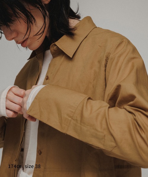 M TO R（ムウトアール）の「［SHIRTS］WAIST-SWITCHING SHIRTS（シャツ/ブラウス・レディース・キナリ/イエロー系その他3・38/40）」の21枚目の写真