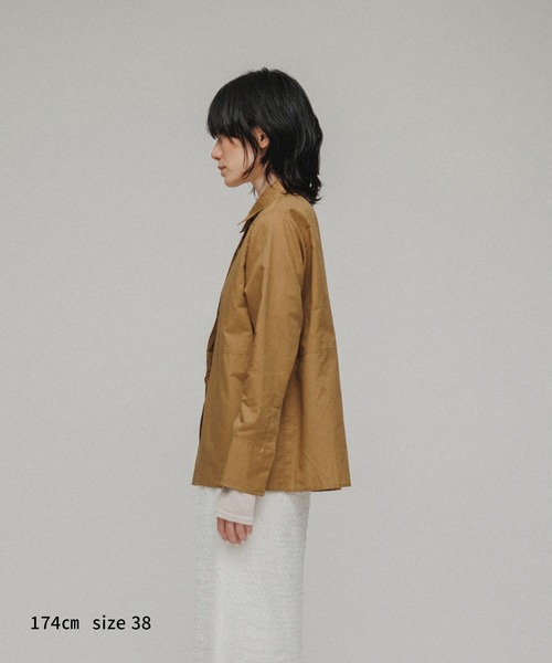 M TO R（ムウトアール）の「［SHIRTS］WAIST-SWITCHING SHIRTS（シャツ/ブラウス・レディース・キナリ/イエロー系その他3・38/40）」の7枚目の写真