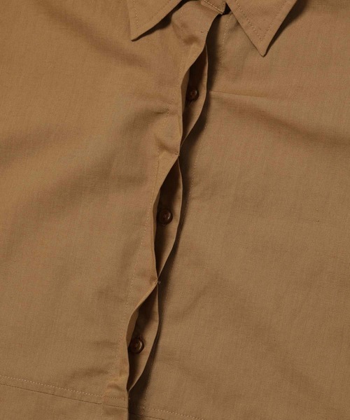 M TO R（ムウトアール）の「［SHIRTS］WAIST-SWITCHING SHIRTS（シャツ/ブラウス・レディース・キナリ/イエロー系その他3・38/40）」の8枚目の写真