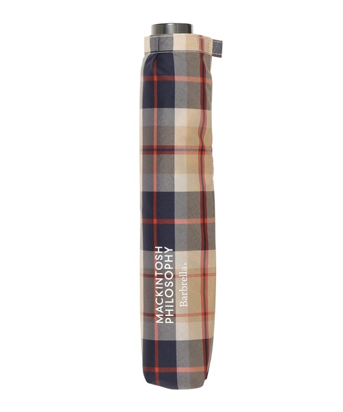 MACKINTOSH PHILOSOPHY(マッキントッシュ フィロソフィー)の「折りたたみ傘 軽量 UV ”Barbrella ハウスチェック”(折りたたみ傘・レディース・ベージュ・FREE)」の4枚目の写真