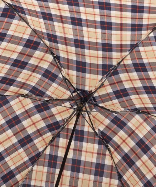 MACKINTOSH PHILOSOPHY(マッキントッシュ フィロソフィー)の「折りたたみ傘 軽量 UV ”Barbrella ハウスチェック”(折りたたみ傘・レディース・ベージュ・FREE)」の8枚目の写真