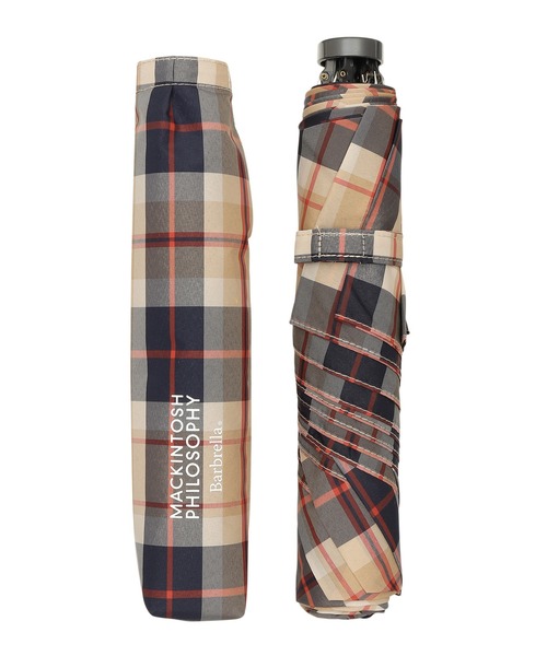 MACKINTOSH PHILOSOPHY(マッキントッシュ フィロソフィー)の「折りたたみ傘 軽量 UV ”Barbrella ハウスチェック”(折りたたみ傘・レディース・ベージュ・FREE)」の5枚目の写真