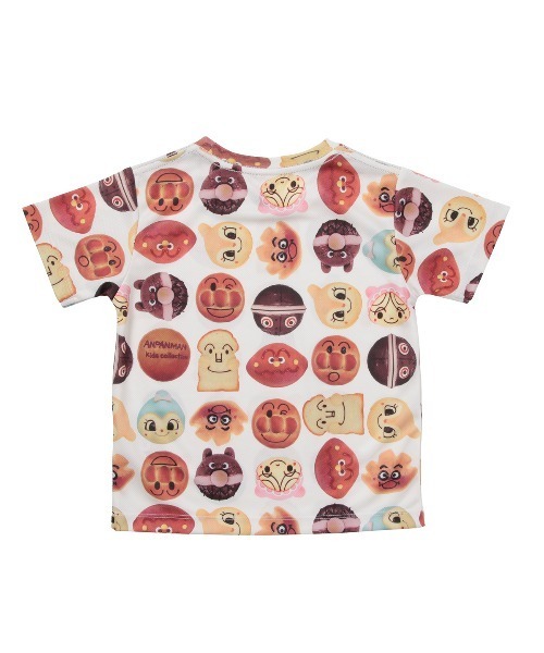 ANPANMAN KIDS COLLECTION（アンパンマンキッズコレクション）の「パン柄ドライTシャツ（Tシャツ/カットソー・キッズ・オフホワイト・120cm/100cm/90cm/110cm/80ｃｍ）」の3枚目の写真