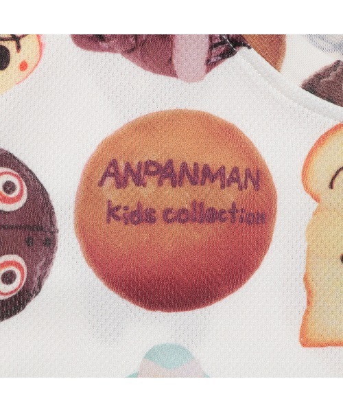 ANPANMAN KIDS COLLECTION（アンパンマンキッズコレクション）の「パン柄ドライTシャツ（Tシャツ/カットソー・キッズ・オフホワイト・120cm/100cm/90cm/110cm/80ｃｍ）」の5枚目の写真