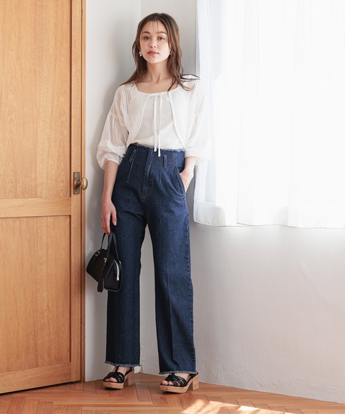 mysty woman（ミスティウーマン）の「キーチャーム付きミニボストン 961191（ボストンバッグ・レディース・バーガンディー/アイボリー/ブラック・FREE）」の12枚目の写真