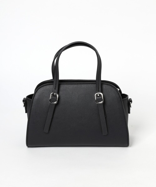 mysty woman（ミスティウーマン）の「キーチャーム付きミニボストン 961191（ボストンバッグ・レディース・バーガンディー/アイボリー/ブラック・FREE）」の22枚目の写真