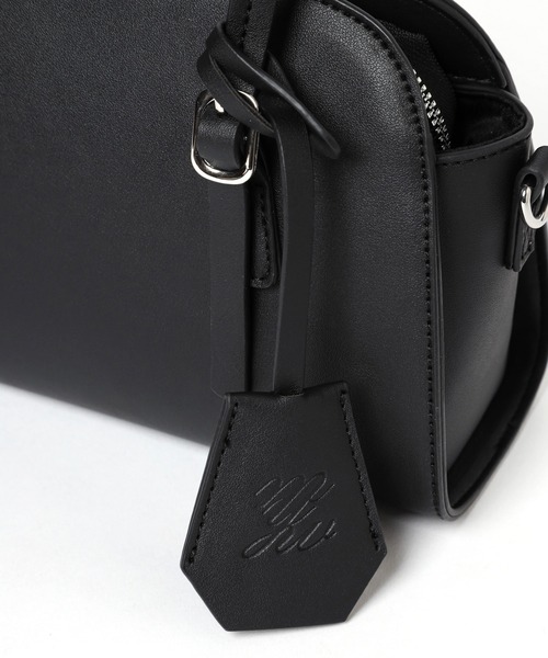 mysty woman（ミスティウーマン）の「キーチャーム付きミニボストン 961191（ボストンバッグ・レディース・バーガンディー/アイボリー/ブラック・FREE）」の19枚目の写真