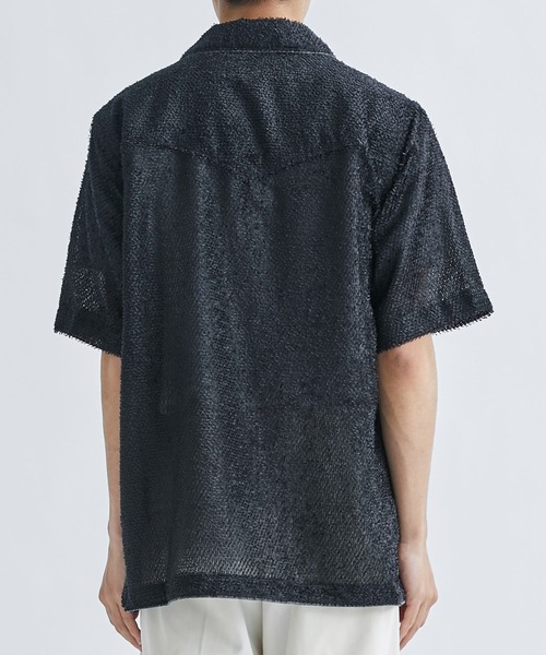 saby(サバイ)の「【saby/サバイ】PAJAMA SHIRTS JACKET S/S(シャツ/ブラウス・メンズ・ブラック・2/3)」の7枚目の写真