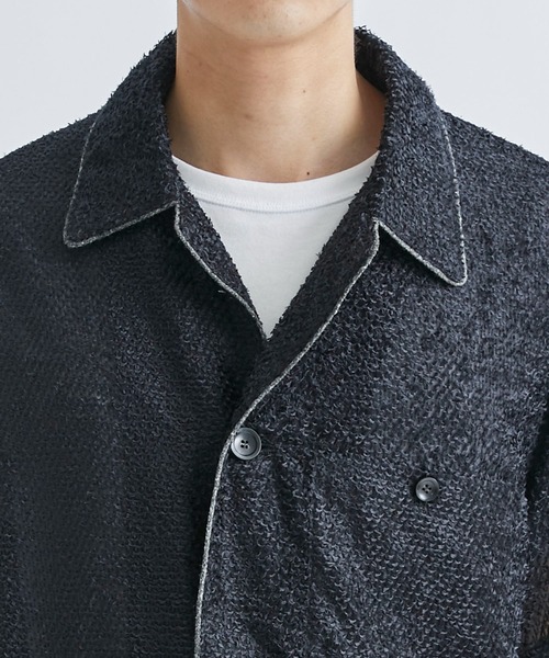 saby(サバイ)の「【saby/サバイ】PAJAMA SHIRTS JACKET S/S(シャツ/ブラウス・メンズ・ブラック・2/3)」の2枚目の写真