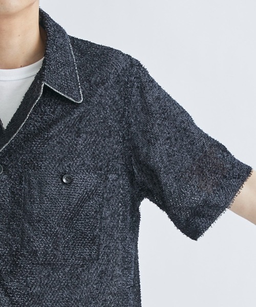 saby(サバイ)の「【saby/サバイ】PAJAMA SHIRTS JACKET S/S(シャツ/ブラウス・メンズ・ブラック・2/3)」の10枚目の写真
