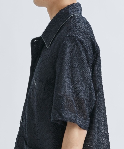 saby(サバイ)の「【saby/サバイ】PAJAMA SHIRTS JACKET S/S(シャツ/ブラウス・メンズ・ブラック・2/3)」の5枚目の写真