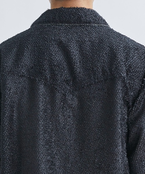 saby(サバイ)の「【saby/サバイ】PAJAMA SHIRTS JACKET S/S(シャツ/ブラウス・メンズ・ブラック・2/3)」の9枚目の写真