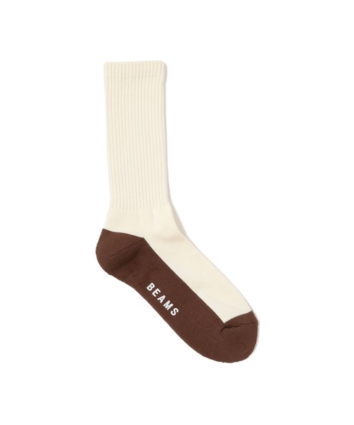 BEAMS（ビームス）の「BEAMS / スイッチ ボトム ソックス（ソックス/靴下・メンズ・ホワイト/ベージュ/グレー・ONE SIZE）」の3枚目の写真