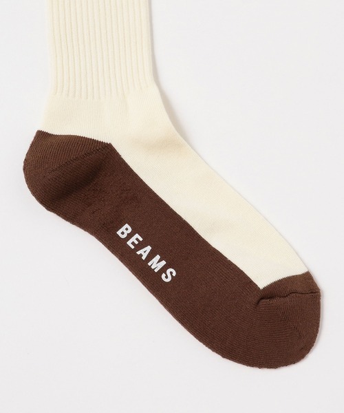 BEAMS（ビームス）の「BEAMS / スイッチ ボトム ソックス（ソックス/靴下・メンズ・ホワイト/ベージュ/グレー・ONE SIZE）」の9枚目の写真