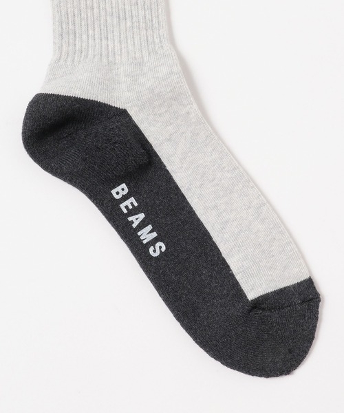 BEAMS（ビームス）の「BEAMS / スイッチ ボトム ソックス（ソックス/靴下・メンズ・ホワイト/ベージュ/グレー・ONE SIZE）」の7枚目の写真