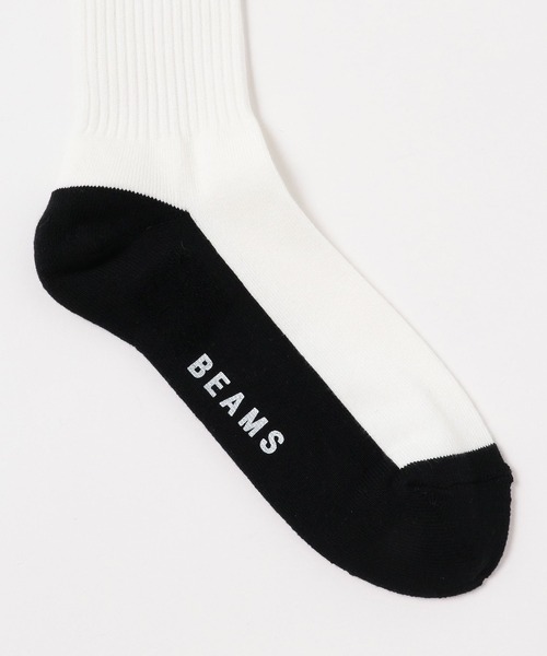BEAMS（ビームス）の「BEAMS / スイッチ ボトム ソックス（ソックス/靴下・メンズ・ホワイト/ベージュ/グレー・ONE SIZE）」の5枚目の写真