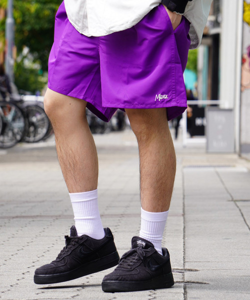 FRUIT OF THE LOOM(フルーツオブザルーム)の「FRUIT OF THE LOOM x MFC STORE SCRIPT LOGO SHORTS(その他パンツ・メンズ・ベージュ/パープル/オレンジ/ピンク系/グリーン/サックスブルー/ブラック・M/L/XL)」の21枚目の写真