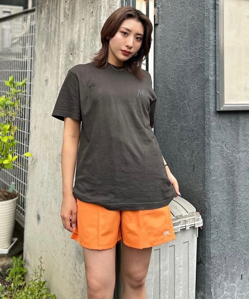 FRUIT OF THE LOOM(フルーツオブザルーム)の「FRUIT OF THE LOOM x MFC STORE SCRIPT LOGO SHORTS(その他パンツ・メンズ・ベージュ/パープル/オレンジ/ピンク系/グリーン/サックスブルー/ブラック・M/L/XL)」の14枚目の写真