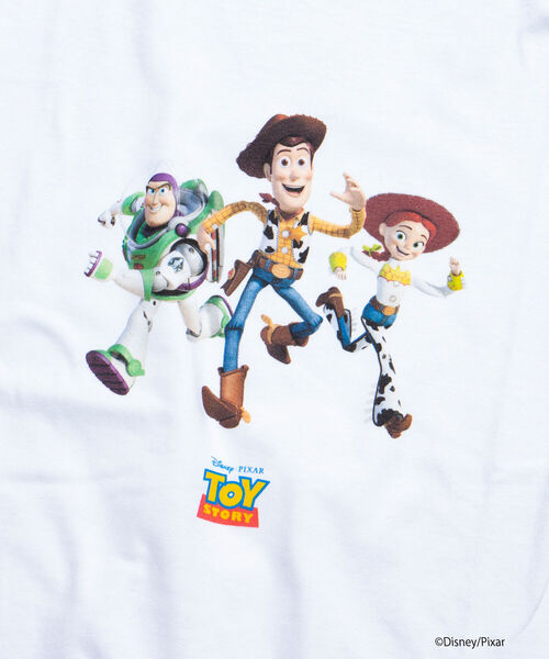 GLOSTER（グロスター）の「【TOY STORY/トイストーリー】フロント プリントTシャツ（Tシャツ/カットソー・メンズ・ホワイト・M/L）」の2枚目の写真