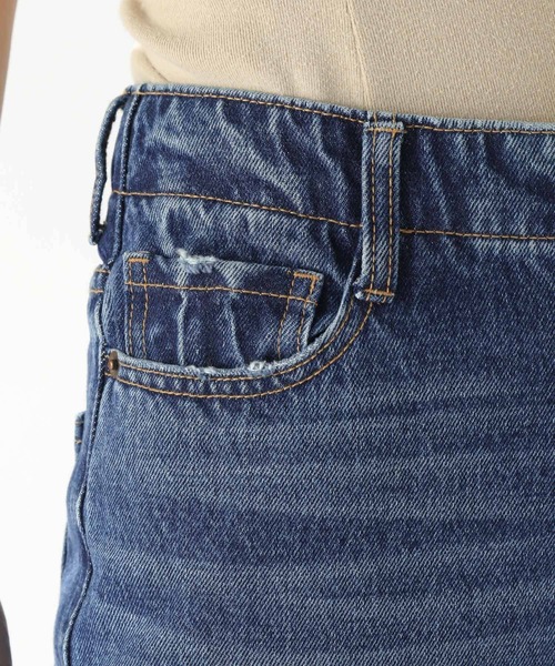 niko and...（ニコアンド）の「[niko and ...JEANS 2023AW]クロップドフレアデニム（デニムパンツ・レディース・ライトブルー/ブルー・MEDIUM/LARGE）」の10枚目の写真